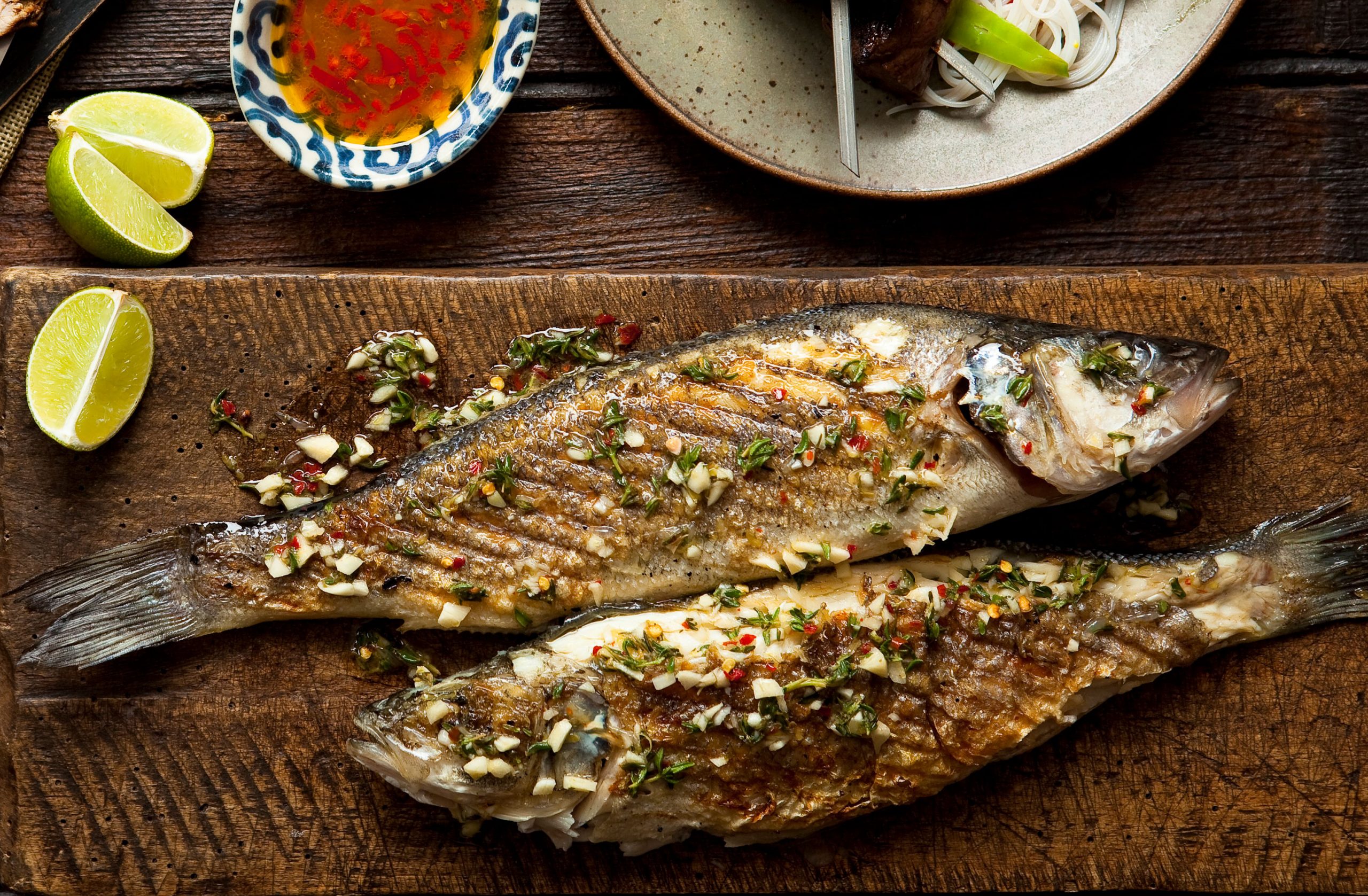 Sea bass Fish Dish